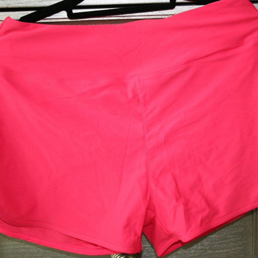 Women’s Swim Shorts (Watermelon Red) Size Medium
